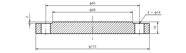 EN 1092-1 Фланец
